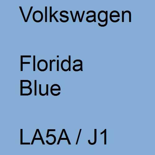 Volkswagen, Florida Blue, LA5A / J1.